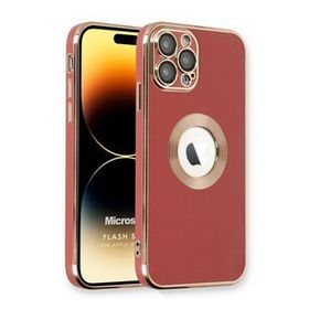 Microsonic Apple iPhone 14 Pro Max Flash Stamp Kırmızı Cep Telefonu Kılıfı