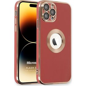 Microsonic Apple iPhone 14 Pro Max Flash Stamp Kırmızı Cep Telefonu Kılıfı