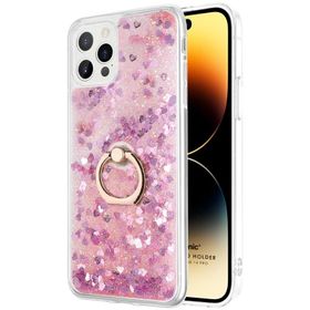 Microsonic Apple iPhone 14 Pro Max Glitter Liquid Holder Cep Telefonu Kılıfı