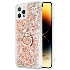 Microsonic Apple iPhone 14 Pro Max Glitter Liquid Holder Cep Telefonu Kılıfı