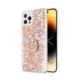 Microsonic Apple iPhone 14 Pro Max Glitter Liquid Holder Cep Telefonu Kılıfı