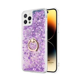 Microsonic Apple iPhone 14 Pro Max Glitter Liquid Holder Cep Telefonu Kılıfı