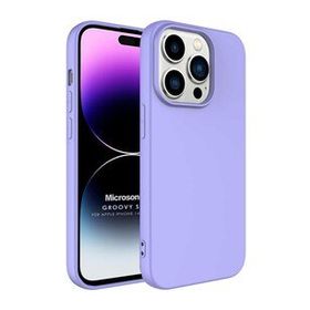 Microsonic Apple iPhone 14 Pro Max Groovy Soft Lila Cep Telefonu Kılıfı