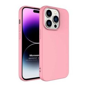 Microsonic Apple iPhone 14 Pro Max Groovy Soft Rose Gold Cep Telefonu Kılıfı