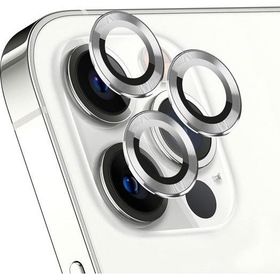 Microsonic Apple iPhone 14 Pro Max Gümüş Tekli Kamera Lens Koruma Camı