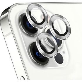 Microsonic Apple iPhone 14 Pro Max Gümüş Tekli Kamera Lens Koruma Camı