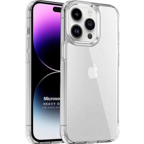 Microsonic Apple iPhone 14 Pro Max Heavy Drop Şeffaf Cep Telefonu Kılıfı