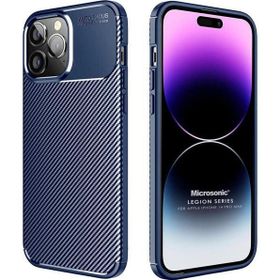Microsonic Apple iPhone 14 Pro Max Legion Series Lacivert Cep Telefonu Kılıfı