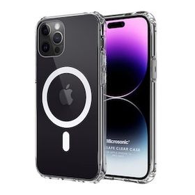 Microsonic Apple iPhone 14 Pro Max Magsafe Clear Soft Şeffaf Cep Telefonu Kılıfı