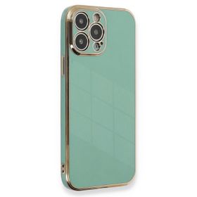 Microsonic Apple iPhone 14 Pro Max Olive Plated Yeşil Cep Telefonu Kılıfı