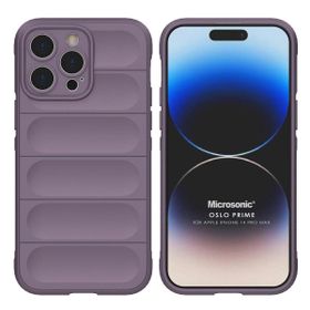 Microsonic Apple iPhone 14 Pro Max Oslo Prime Lila Cep Telefonu Kılıfı
