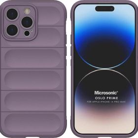Microsonic Apple iPhone 14 Pro Max Oslo Prime Lila Cep Telefonu Kılıfı