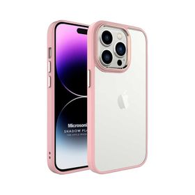 Microsonic Apple iPhone 14 Pro Max Shadow Planet Açık Pembe Cep Telefonu Kılıfı