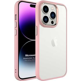 Microsonic Apple iPhone 14 Pro Max Shadow Planet Açık Pembe Cep Telefonu Kılıfı