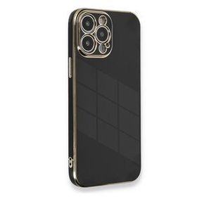 Microsonic Apple iPhone 14 Pro Olive Plated Siyah Cep Telefonu Kılıfı
