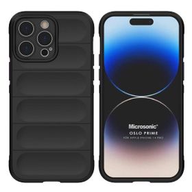 Microsonic Apple iPhone 14 Pro Oslo Prime Siyah Cep Telefonu Kılıfı