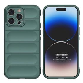 Microsonic Apple iPhone 14 Pro Oslo Prime Yeşil Cep Telefonu Kılıfı