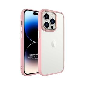 Microsonic Apple iPhone 14 Pro Shadow Planet Açık Pembe Cep Telefonu Kılıfı