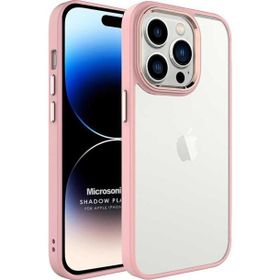 Microsonic Apple iPhone 14 Pro Shadow Planet Açık Pembe Cep Telefonu Kılıfı