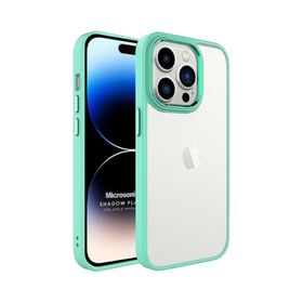 Microsonic Apple iPhone 14 Pro Shadow Planet Açık Yeşil Cep Telefonu Kılıfı