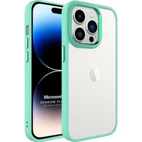 Microsonic Apple iPhone 14 Pro Shadow Planet Açık Yeşil Cep Telefonu Kılıfı