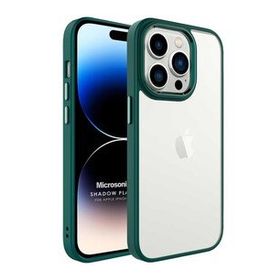 Microsonic Apple iPhone 14 Pro Shadow Planet Koyu Yeşil Cep Telefonu Kılıfı