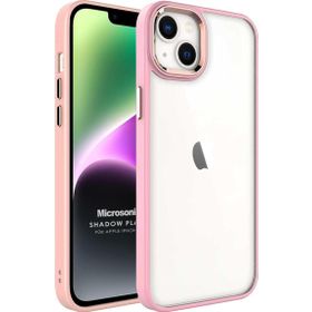 Microsonic Apple iPhone 14 Shadow Planet Açık Pembe Cep Telefonu Kılıfı