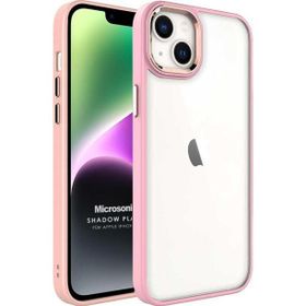 Microsonic Apple iPhone 14 Shadow Planet Açık Pembe Cep Telefonu Kılıfı