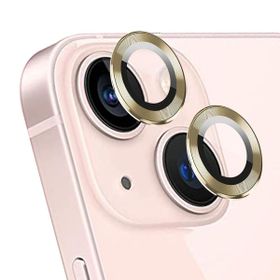 Microsonic Apple iPhone 14 Tekli Gold Kamera Lens Koruma Camı
