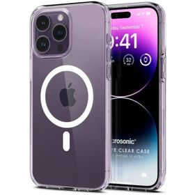 Microsonic Apple iPhone 15 Pro Max Magsafe Clear Soft Cep Telefonu Kılıfı