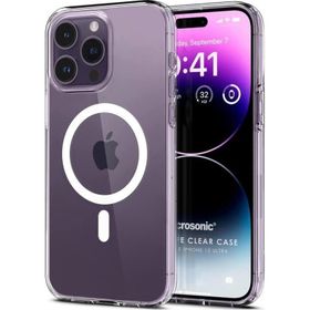 Microsonic Apple iPhone 15 Pro Max Magsafe Clear Soft Cep Telefonu Kılıfı