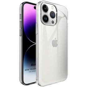 Microsonic Apple iPhone 15 Pro Max Non Yellowing Crystal Clear Sararma Önleyici Kristal Cep Telefonu Kılıfı