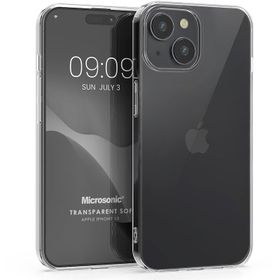 Microsonic Apple iPhone 15 Transparent Soft Cep Telefonu Kılıfı