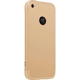 Microsonic Apple iPhone 5/5s Gold Double Dip 360 Protective Kılıf