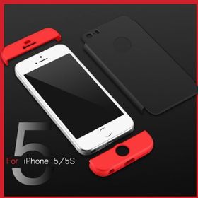 Microsonic Apple iPhone 5/5s Gold Double Dip 360 Protective Kılıf