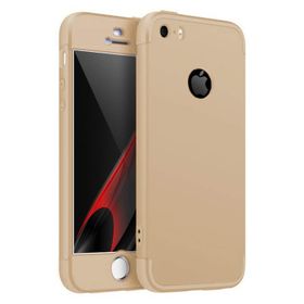 Microsonic Apple iPhone 5/5s Gold Double Dip 360 Protective Kılıf