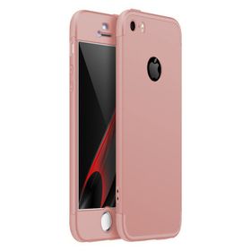 Microsonic Apple iPhone 5/5s Gold Double Dip 360 Protective Kılıf