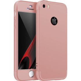 Microsonic Apple iPhone 5/5s Rose Gold Double Dip 360 Protective Kılıf