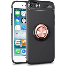 Microsonic Apple iPhone 6 Plus Kickstand Ring Holder Kırmızı Cep Telefonu Kılıfı