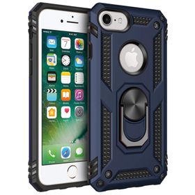 Microsonic Apple iPhone 6 Plus Military Ring Holder Lacivert Kılıf