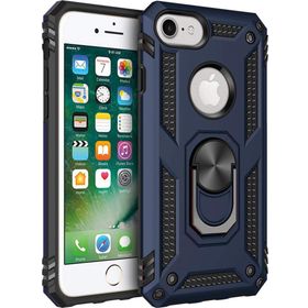 Microsonic Apple iPhone 6 Plus Military Ring Holder Lacivert Kılıf