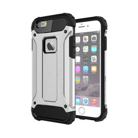 Microsonic Apple iPhone 6 Plus Rugged Armor Gümüş Kılıf