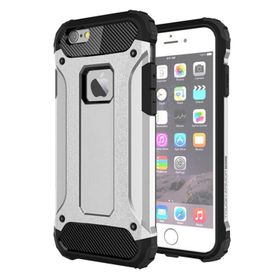 Microsonic Apple iPhone 6 Plus Rugged Armor Gümüş Kılıf
