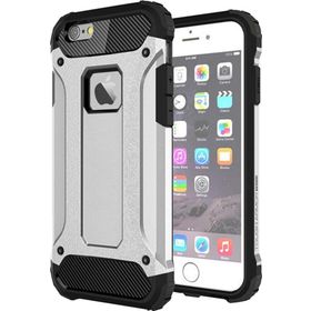 Microsonic Apple iPhone 6 Plus Rugged Armor Gümüş Kılıf