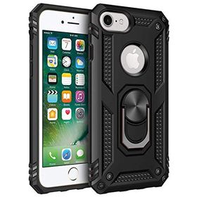Microsonic Apple Iphone 6 Plus Uyumlu Military Ring Holder Siyah Kılıf