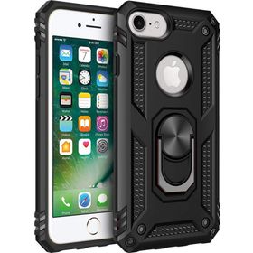 Microsonic Apple Iphone 6 Plus Uyumlu Military Ring Holder Siyah Kılıf