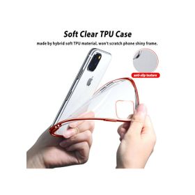 Microsonic Apple iPhone 6 Skyfall Transparent Clear Kırmızı Kılıf