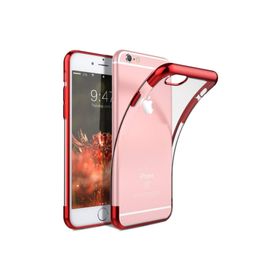 Microsonic Apple iPhone 6 Skyfall Transparent Clear Kırmızı Kılıf
