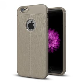 Microsonic Apple iPhone 6s Deri Dokulu Kırmızı Silikon Kılıf
