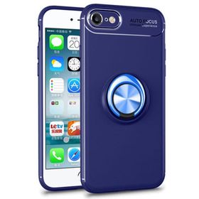 Microsonic Apple iPhone 6S Kickstand Ring Holder Mavi Cep Telefonu Kılıfı
